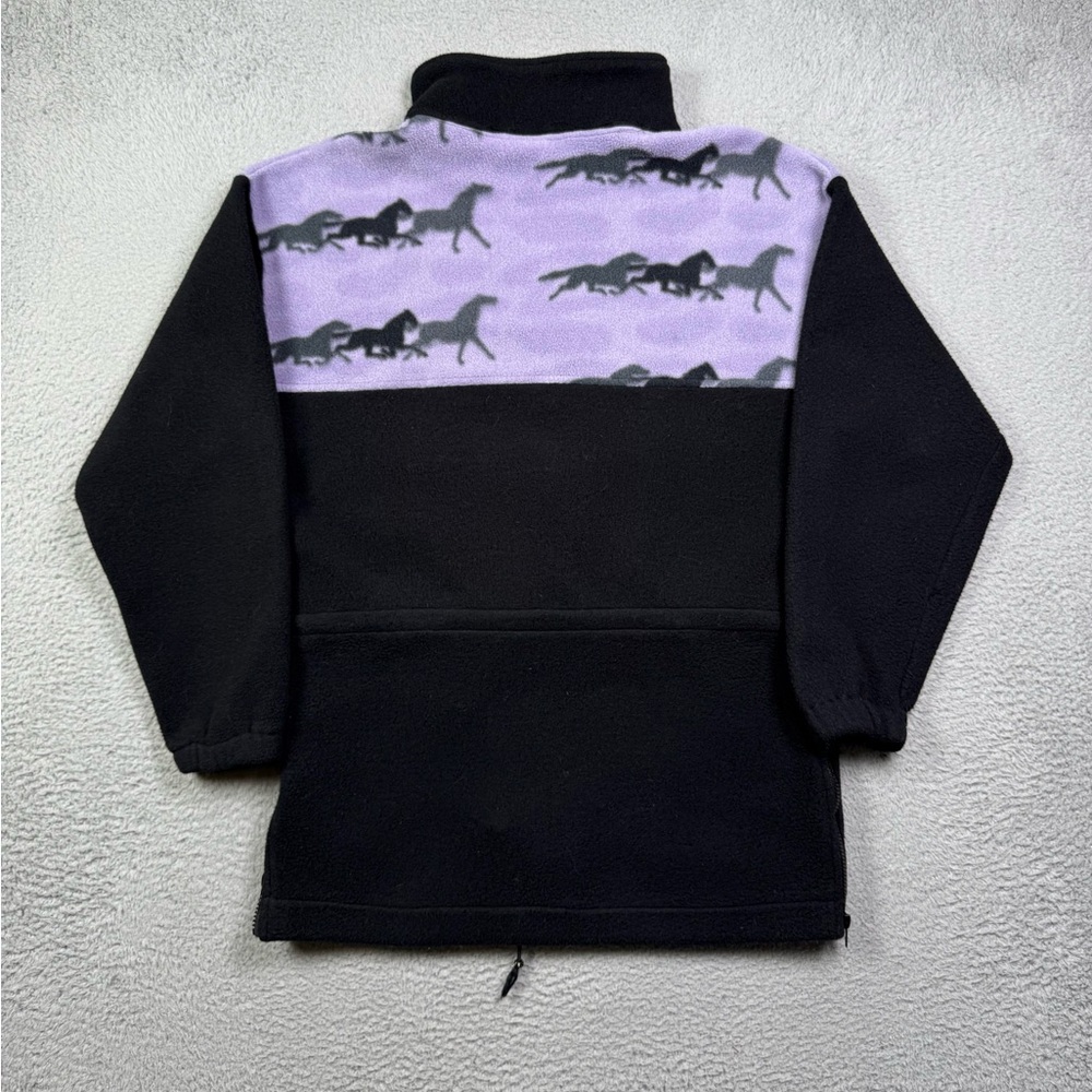 Vintage polartec horse animal‎ nature fleece jacket - Picture 4 of 4